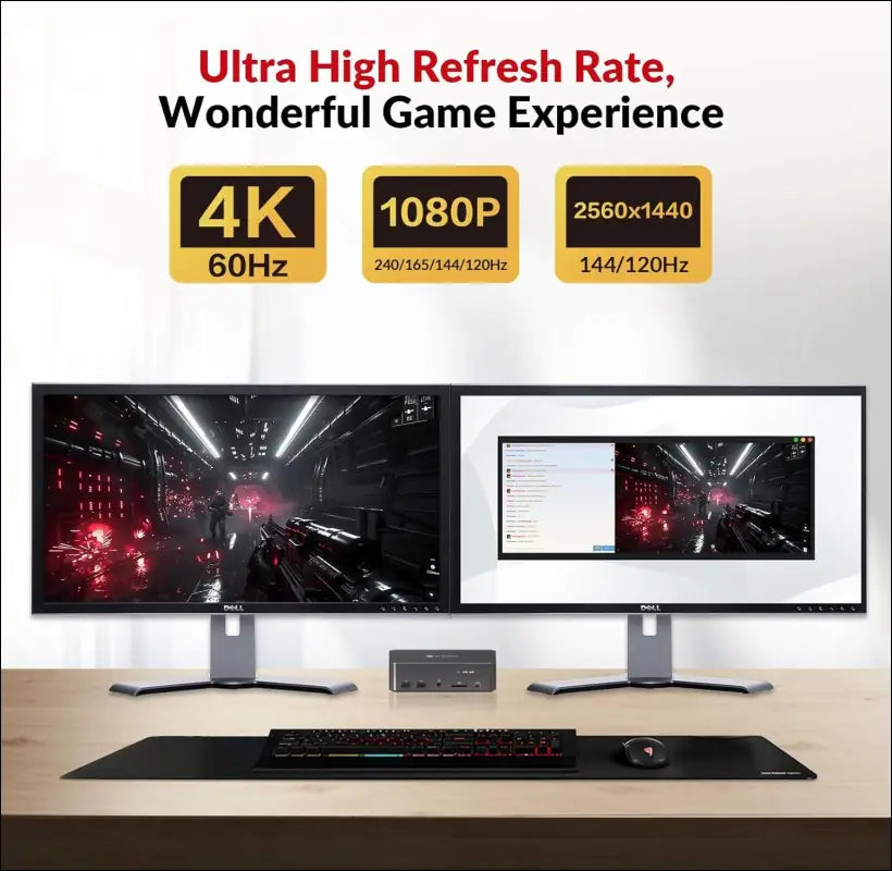 AV Access Docking Station KVM Switch 2 Monitors 2 Laptops, 4K KVM Dual Monitor, 2 USB-C MST Ports, 60W PD for Each PC,1G Ethernet, EDID Emulation, 2K@144Hz, 1080P@240Hz, Ideal for Home Office & Gaming
