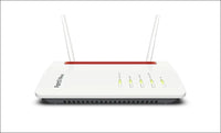 AVM Fritz!Box 6850 5G (Mobile Internet up to 1,300 Mbps, WLAN AC+N up to 866 Mbps (5 GHz) & 400 Mbps (2.4 GHz), 4 x Gigabit LAN, DECT Base, USB 3.0, Suitable for Germany)