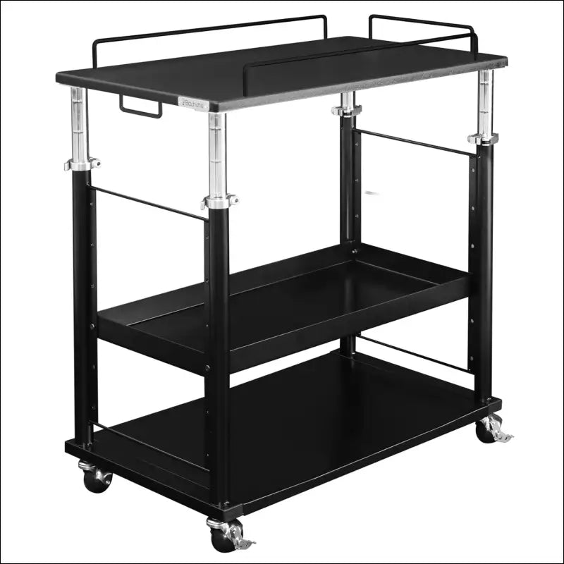 Bauhutte BHS-700 PC Display Wagon, Elevating Type, CPU Box, CPU Stand, Storage Stand, Subtable, PC Stand, Server Rack, Cart