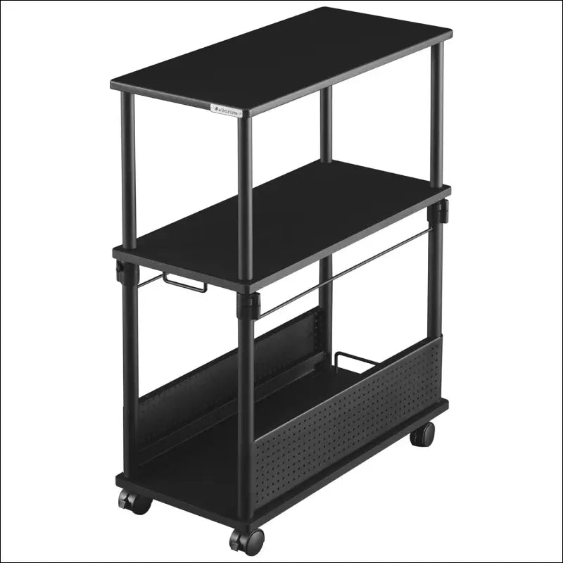 Bauhutte BHS-700 PC Display Wagon, Elevating Type, CPU Box, CPU Stand, Storage Stand, Subtable, PC Stand, Server Rack, Cart