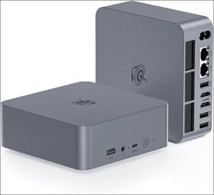 Beelink Mini PC EQR5, Ryzen 5 5650U (6C/12T,up to 4.2GHz), 16GB DDR4 500GB NVMe SSD Desktop PC, WiFi 6, Bluetooth 5.2, Dual 1000M LAN,4K@60Hz Dual