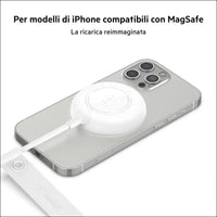 Belkin MagSafe Charger, Magnetic Wireless Phone Charging Pad (for iPhone 14, 13 and 12 Series and Other MagSafe Enabled Devices, Power Adaptor Not Included) - White