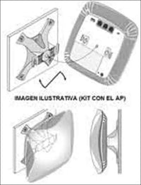 Black Network Device Wall Ceiling Mount Compatible with Aruba JW046A, AP-220-MNT-W1 (Black)