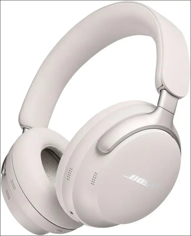 Bose QuietComfort Ultra Bluetooth Wireless Noise Cancelling Headphones for Music with Spatial Audio, Over-The-Ear Headphones with Mic, Up to 24 Hours of Battery Life, White Smoke