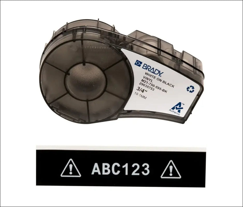 Brady Vinyl Labels for M211 - Black on White