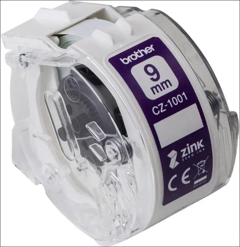 Brother CZ-1001 Roll, 9mm x 5m, Zink Technology