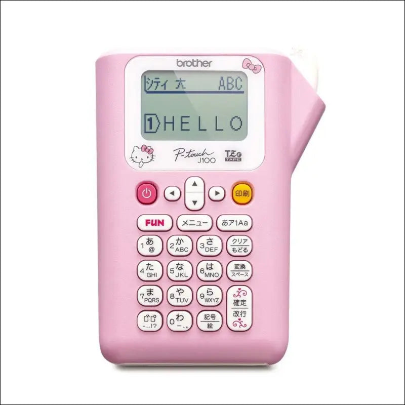 **Brother PT-J100KTP Kitty Pink Label Maker**