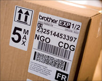 Brother QL1110NWBC 4 Inch Professional Label Printer with LAN, Wi-Fi, Bluetooth, 69 Labels per Minute, USB, 300 x 600 DPI, Automatic Cut
