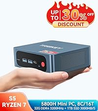 Mini PC Intel 12th Gen N100(up to 3.4GHz) 16G RAM 500G SSD Dual 2.5G LAN Desktop Computer HDMI 4K
