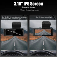 Car Camera with 4K Resolution, WiFi Dash Cam with GPS and Loop Recording, Dash Cam with 170° Wide Angle Lens and Night Vision, Dash Camera with G-Sensor, Parking Monitor