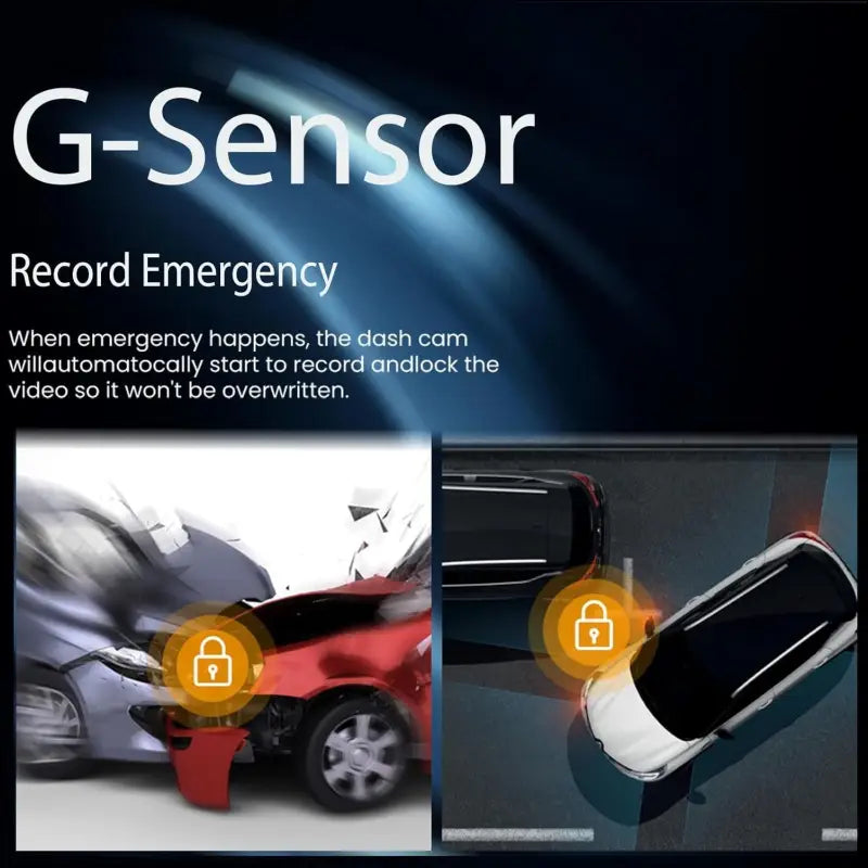 Car Camera with 4K Resolution, WiFi Dash Cam with GPS and Loop Recording, Dash Cam with 170° Wide Angle Lens and Night Vision, Dash Camera with G-Sensor, Parking Monitor