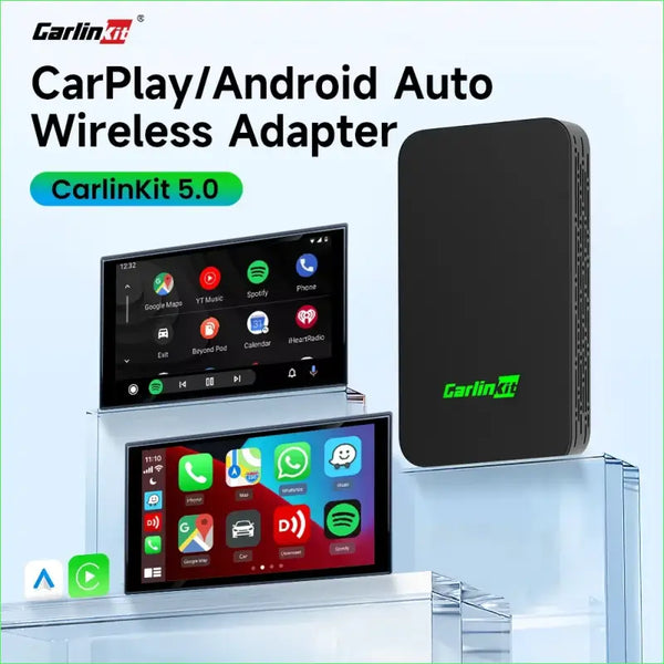 CarlinKit 5.0 CarPlay Android Auto Wireless Adapter Dongle for Toyota Mazda Vw Peugeot Havel Jeep Cadillac Chevrolet Ford etc.