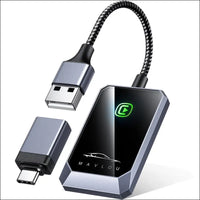 Carplay Wireless Adapter for Apple, 2024 Upgrade Carplay Converts Wired to Wireless CarPlay Dongle for Wireless Control Plug & Play Carplay Fit for Cars 2017+ & for iPhone iOS 10+