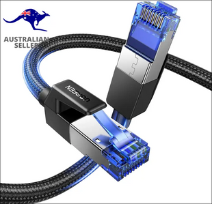 CAT 8 Ethernet Cable High Speed 40Gbps 2000Mhz Network Cord Braided RJ45 LAN Gig