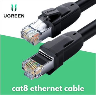 CAT 8 Ethernet Cable PREMIUM Ultra High Speed LAN Patch Pure Copper Cord UGREEN