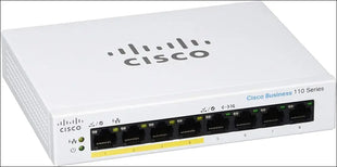 Cisco Business CBS110-8PP-D Unmanaged Switch | 8 Port GE | Partial PoE | Desktop | Ext PS | Limited Lifetime Protection (CBS110-8PP-D)