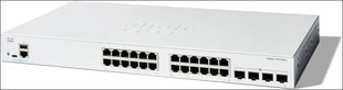 Cisco Catalyst 1300-24T-4X Managed Switch, 24 Port GE, 4x10GE SFP+, Limited Lifetime Protection (C1300-24T-4X)