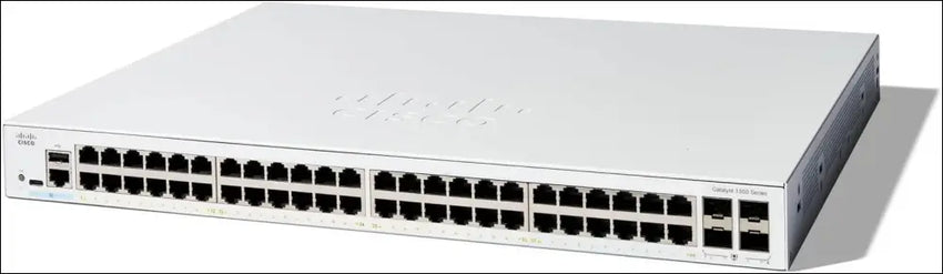 Cisco Catalyst 1300-48T-4G Managed Switch 48 Port GE 4x1GE SFP Limited Lifetime Protection (C1300-48T-4G)