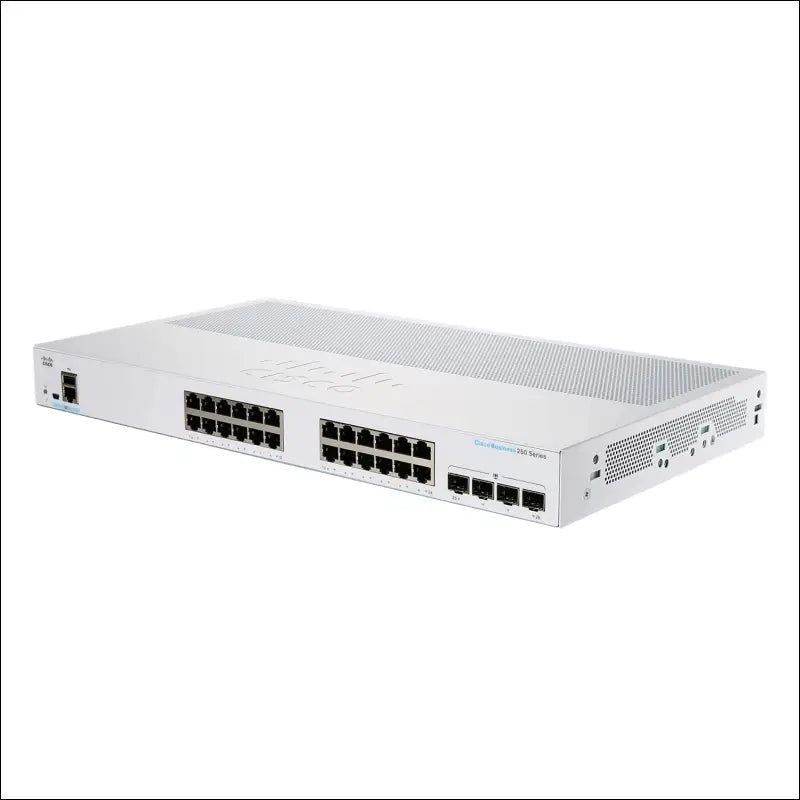 Cisco Systems CBS250-24PP-4G-JP Switching Hub 24-Port Smart Switch PoE/PoE + Gigabit Metal Encasing Quiet Fanless