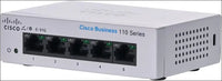 CiscoÂ® Business CBS110-5T-D Unmanaged Switch | 5 Port GE | Desktop | Ext PS | Limited Lifetime Protection