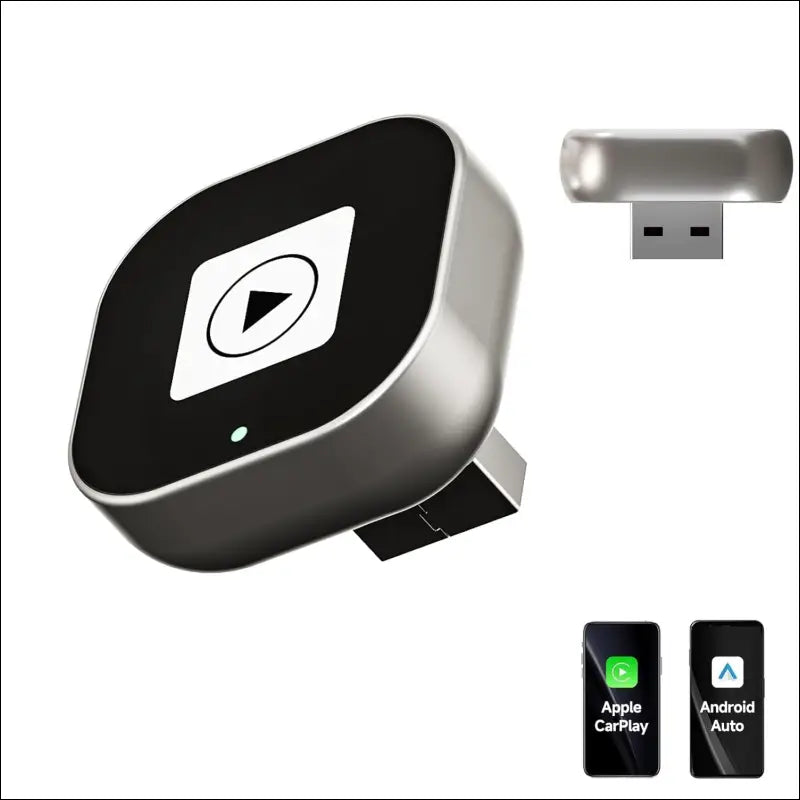 CL322 Wireless CarPlay & Android Auto Adapter – 2025 Upgrade Mini Design - Converts OEM Wired to Wireless, Plug & Play, Auto Reconnect, Compatible with iPhone 6+, Android 11+...