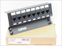 Clipsal CAT-6 HARMONICA ETHERNET PATCH PANEL 8-Port RJ45 Connectors