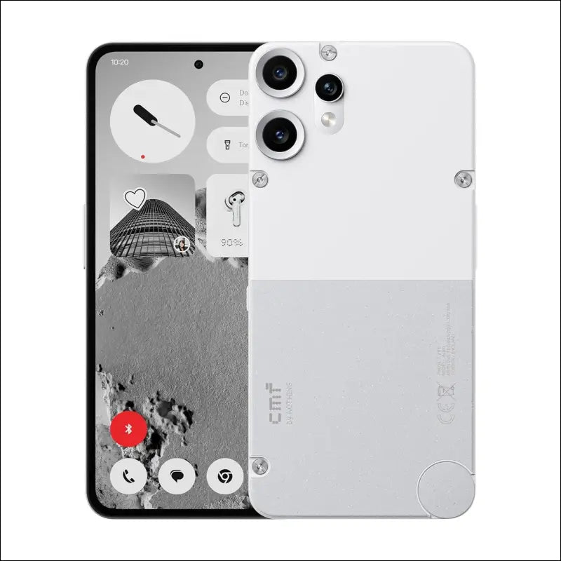 CMF Phone 2 Pro 128GB - 5G Smartphone with 50MP Camera and 20x Zoom, 6.77 Inch FHD+ AMOLED Display with 120Hz, 5000mAh Battery, Nothing OS 3.2 - White