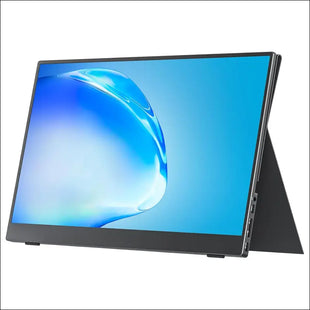 cocopar Portable Monitor 15.6 Inch 1080P Travel Monitor with Speaker HDMI USB-C External Monitor for Laptop MacBook Surface PC Xbox PS4/5, with Cover