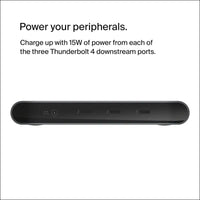 Connect Thunderbolt 4 Docking Station, 5-in-1 USB-C Multiport Core Hub w/ 96W Power Delivery for Mac, Windows, Single 8K or Dual 4K Display, Thunderbolt 4 Cable and Power Supply Included