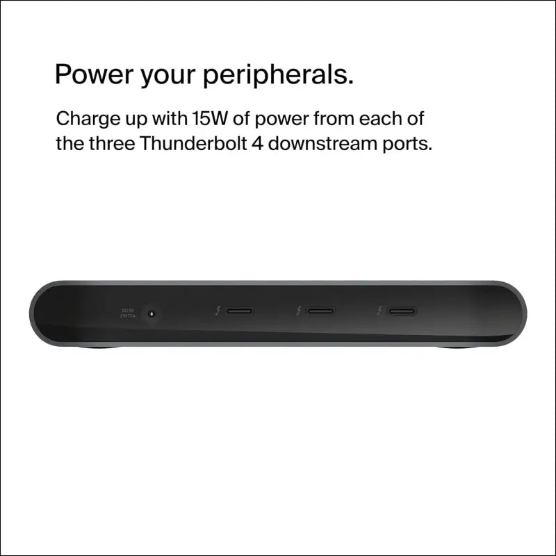 Connect Thunderbolt 4 Docking Station, 5-in-1 USB-C Multiport Core Hub w/ 96W Power Delivery for Mac, Windows, Single 8K or Dual 4K Display, Thunderbolt 4 Cable and Power Supply Included