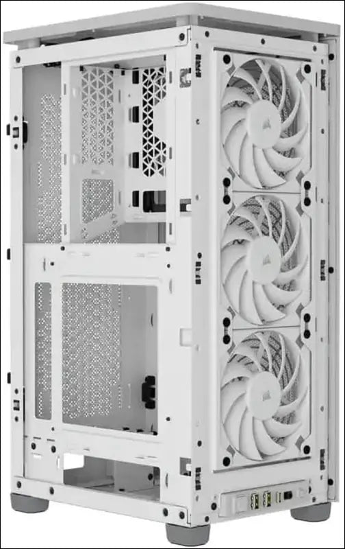 CORSAIR 2000D AIRFLOW Mini-Itx PC Case - Mini-Itx Form-Factor - Steel Mesh Panels - Three-Slot GPU Support - Cooling-Optimised Interior - Modern Front Panel I/O - White