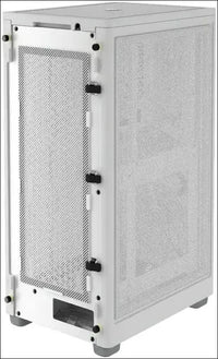 CORSAIR 2000D AIRFLOW Mini-Itx PC Case - Mini-Itx Form-Factor - Steel Mesh Panels - Three-Slot GPU Support - Cooling-Optimised Interior - Modern Front Panel I/O - White