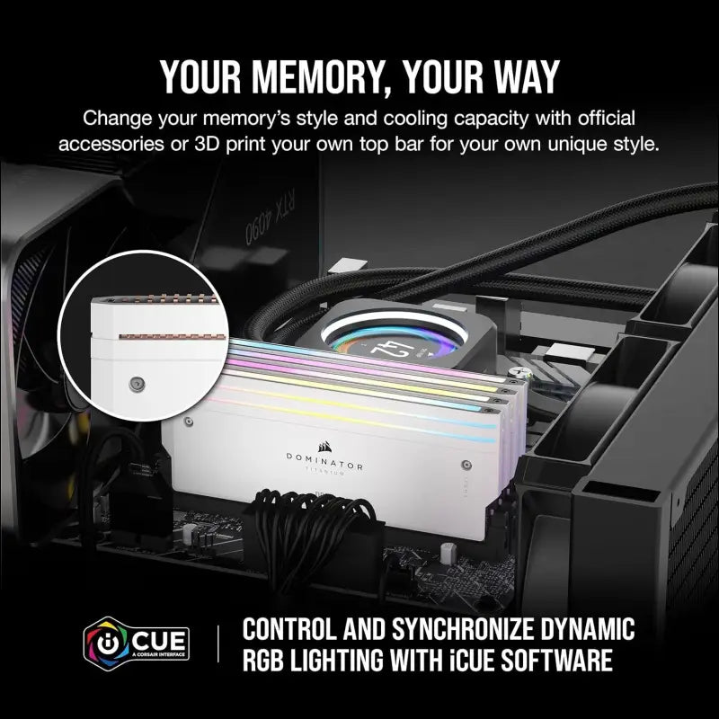 Corsair 64GB DDR5 6000MHz RAM - White