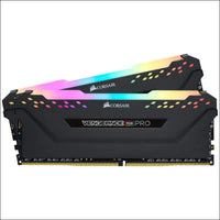 Corsair CMW64GX4M2D3600C18 Vengeance RGB PRO 64GB (2x32GB) DDR4 3600 (PC4-28800) C18 Desktop Memory – Black, 2 x 32 GB