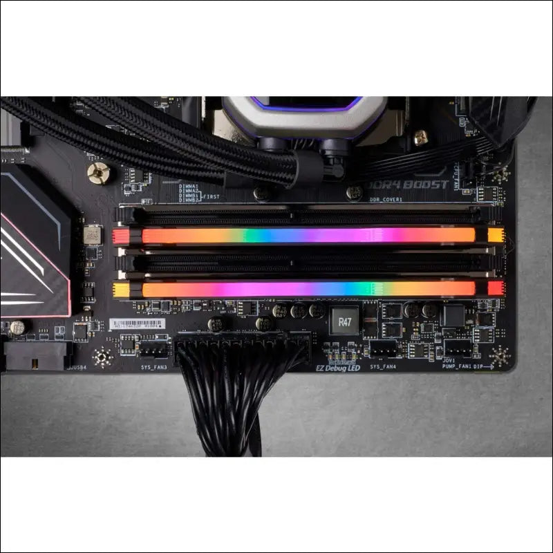 Corsair CMW64GX4M2D3600C18 Vengeance RGB PRO 64GB (2x32GB) DDR4 3600 (PC4-28800) C18 Desktop Memory – Black, 2 x 32 GB