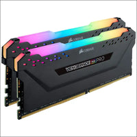 Corsair CMW64GX4M2D3600C18 Vengeance RGB PRO 64GB (2x32GB) DDR4 3600 (PC4-28800) C18 Desktop Memory – Black, 2 x 32 GB