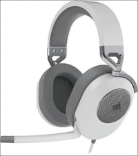 CORSAIR HS65 Surround Gaming Headset (Leatherette Memory Foam Ear Pads, Dolby Audio 7.1 Surround Sound on PC and Mac, SoundID Technology, Multi-Platform Compatibility) White...