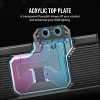Corsair Hydro X Series Icue Link XG7 RGB 4080 Suprim/Trio GPU Water Block - for MSI Geforce RTX 4080 Gaming Suprim/Trio Cards - Black