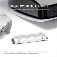 CORSAIR MP600 PRO LPX 2TB M.2 NVMe PCIe x4 Gen4 SSD - Optimised for PS5 (Up to 7,100MB/sec Sequential Read & 6,800MB/sec Sequential Write Speeds, High-Speed Interface, Compact...