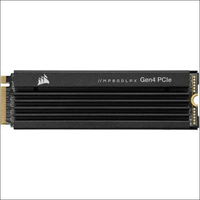 CORSAIR MP600 PRO LPX 2TB M.2 NVMe PCIe x4 Gen4 SSD - Optimised for PS5 (Up to 7,100MB/sec Sequential Read & 6,800MB/sec Sequential Write Speeds, High-Speed Interface, Compact...