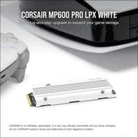 CORSAIR MP600 PRO LPX 2TB M.2 NVMe PCIe x4 Gen4 SSD - Optimised for PS5 (Up to 7,100MB/sec Sequential Read & 6,800MB/sec Sequential Write Speeds, High-Speed Interface, Compact...