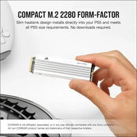 CORSAIR MP600 PRO LPX 2TB M.2 NVMe PCIe x4 Gen4 SSD - Optimised for PS5 (Up to 7,100MB/sec Sequential Read & 6,800MB/sec Sequential Write Speeds, High-Speed Interface, Compact...