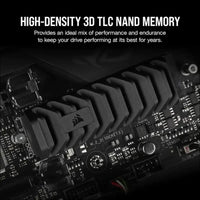 Corsair MP600 PRO XT 1TB Gen4 PCIe x4 NVMe M.2 SSD (Up to 7,100 MB/s Sequential Read and 5,800 MB/s Write Speeds, High-Density TLC NAND, Aluminum Heatspreader, M.2 2280...