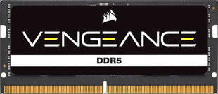 CORSAIR Vengeance DDR5 SODIMM 32GB (1x32GB) DDR5 5200MHz C44 Compatible with Nearly Any Intel and AMD System, Easy Installation, Faster Load Times, XMP 3.0 - Black...