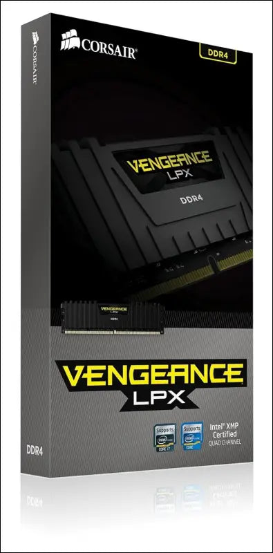 Corsair Vengeance LPX 64GB (4x16GB) DDR4 2400MHz C14 1.2V XMP 2.0 Desktop Gaming Memory, Black