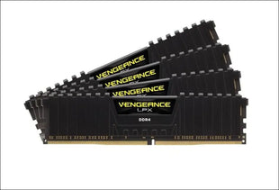 Corsair Vengeance LPX 64GB (4x16GB) DDR4 2400MHz C14 1.2V XMP 2.0 Desktop Gaming Memory, Black
