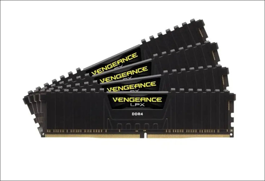 Corsair Vengeance LPX 64GB (4x16GB) DDR4 2400MHz C14 1.2V XMP 2.0 Desktop Gaming Memory, Black