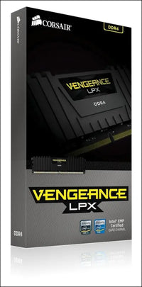Corsair Vengeance LPX 64GB (4x16GB) DDR4 2400MHz C14 1.2V XMP 2.0 Desktop Gaming Memory, Black