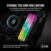 CORSAIR Vengeance RGB DDR5 32GB (2x16GB) DDR5 6000MHz CL30 AMD Expo Intel XMP iCUE Compatible Computer Memory â€“ Grey (CMH32GX5M2B6000Z30K)