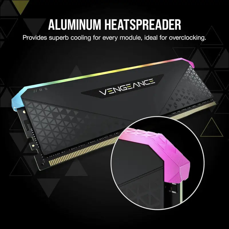 CORSAIR Vengeance RGB RS 64GB (2x32GB) DDR4 3200 (PC4-25600) C16 Desktop Memory